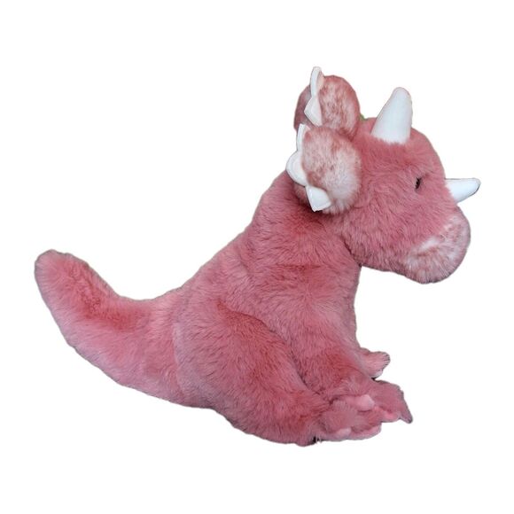 Douglas The Cuddle Toys Plush Pink Triceratops Tracie Dinosaur super soft Great! - Picture 5 of 6